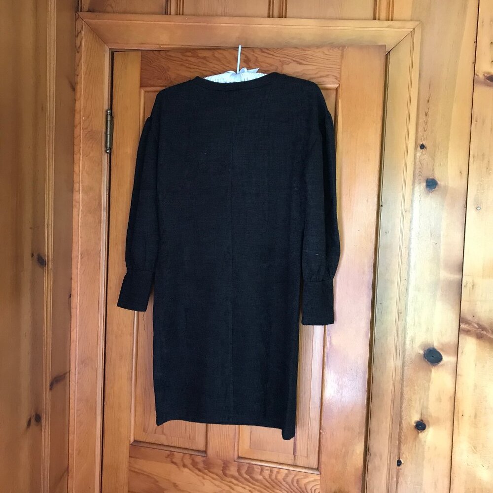 NWT  WALTER BAKER Black sweater dress, size Medium.  Nordstrom’s. - Picture 2 of 4